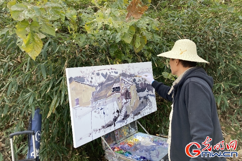 【共舞长江经济带·看高质量发展】安徽宣城“画家村”：打造特色写生基地 带动乡村文旅发展